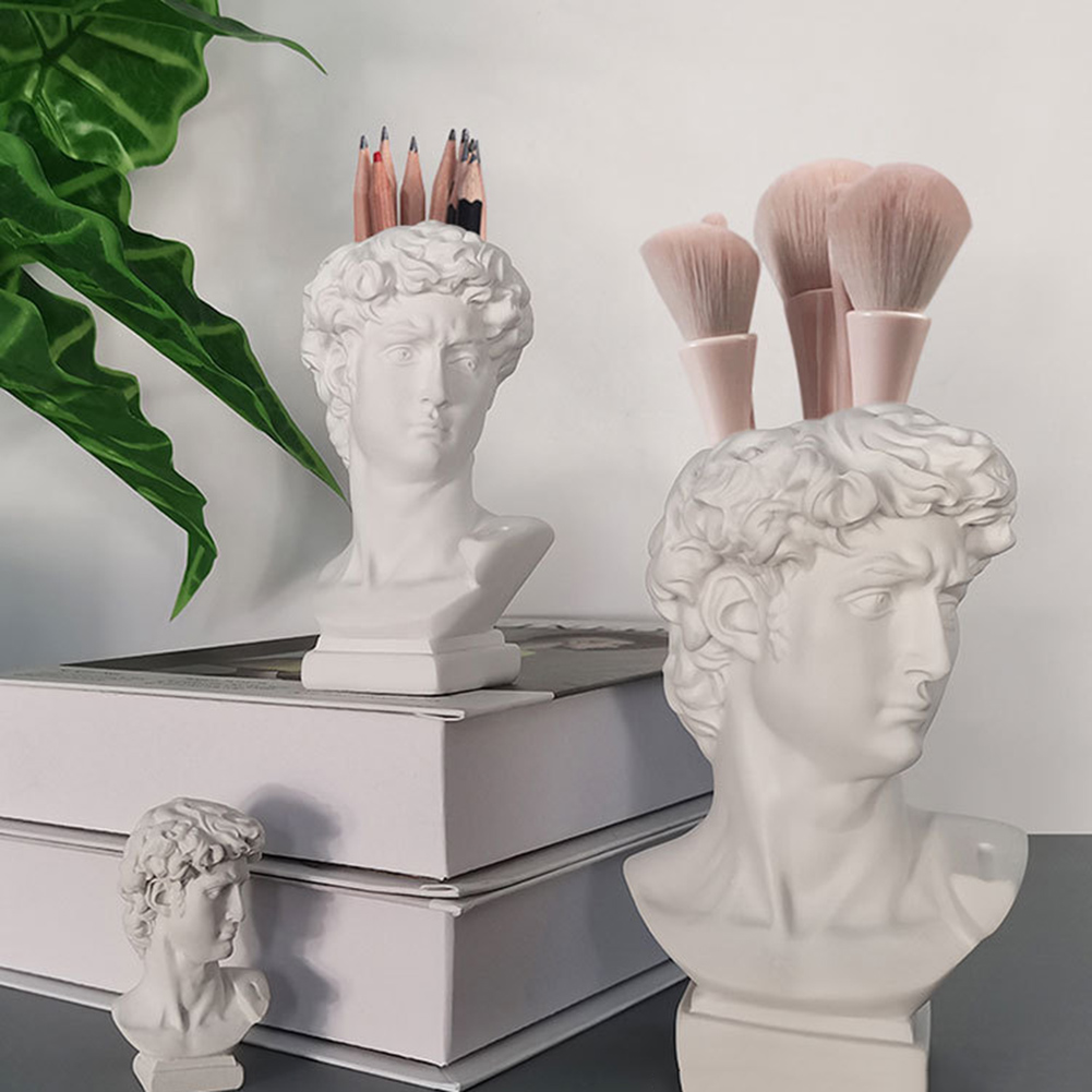 Terracotta Pot - Tempat Pena Kreatif Pot Bunga Seni
