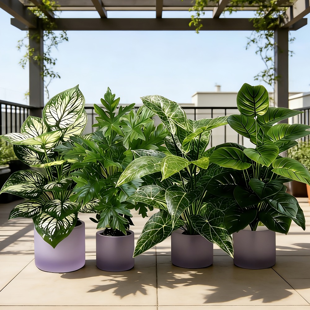 4 Buah Tanaman Buatan dengan 4 - Snake Plant ulasan dan harga