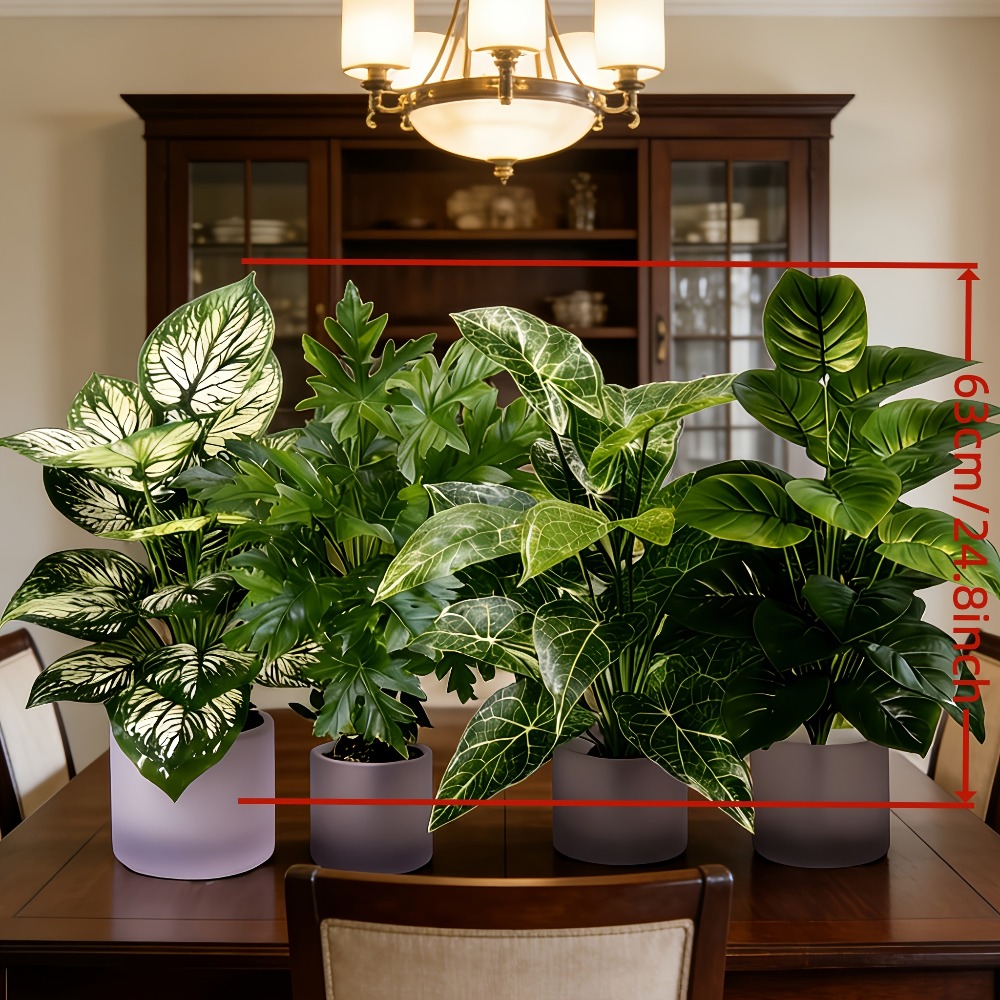 4 Buah Tanaman Buatan dengan 4 - Snake Plant ulasan dan harga