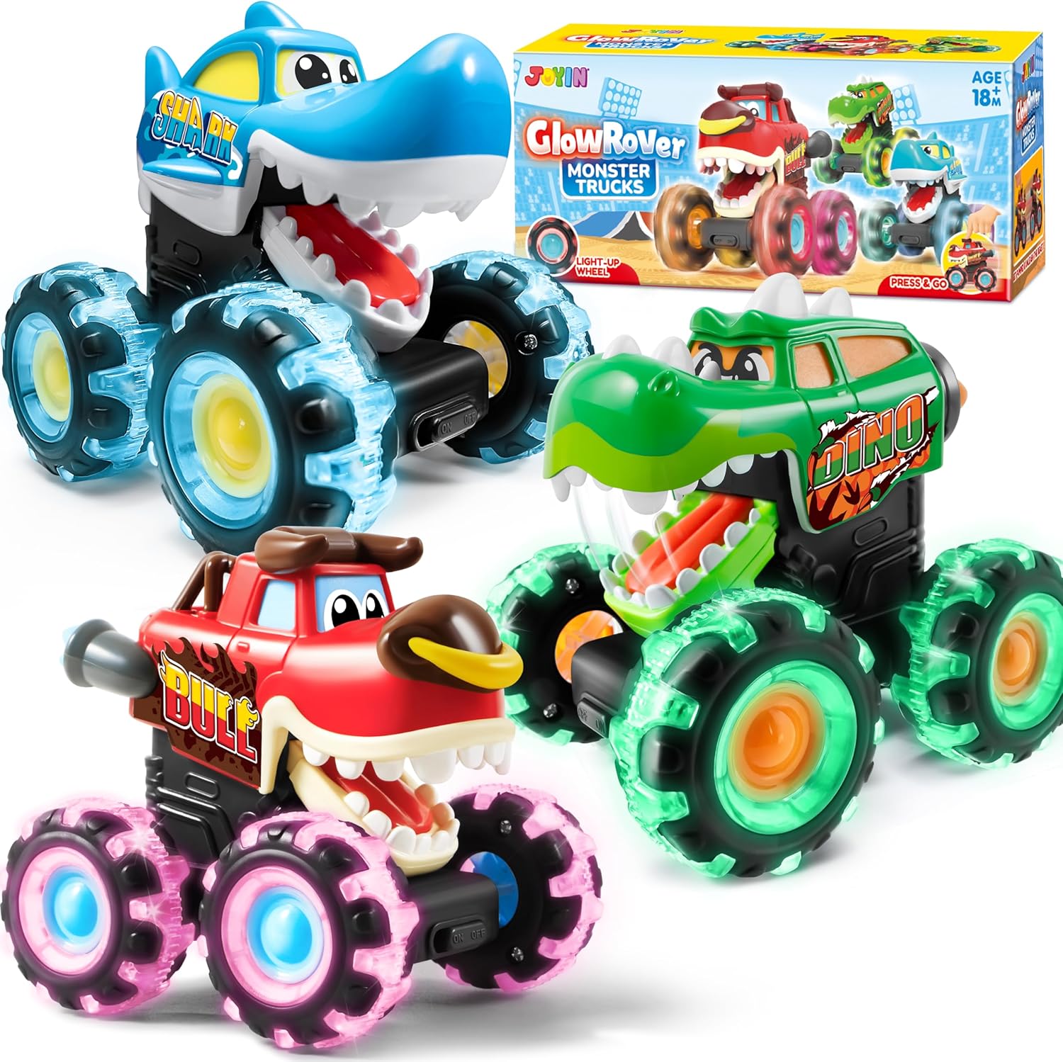 JOYFY 3 Paket Mainan Truk Mons - Monstera ulasan dan harga