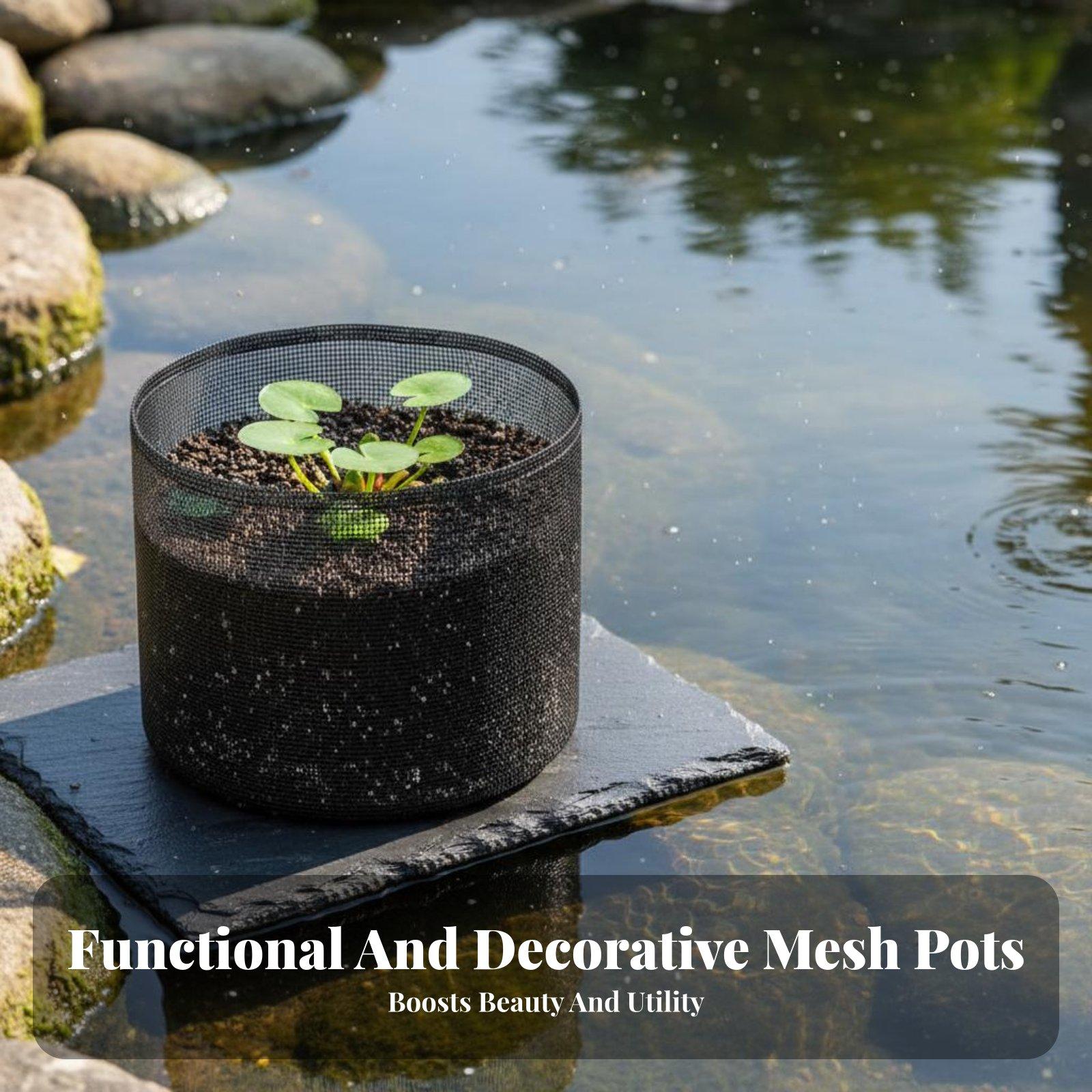 4 Buah Pot Tanam Bunga Teratai - Plant Pot ulasan dan harga