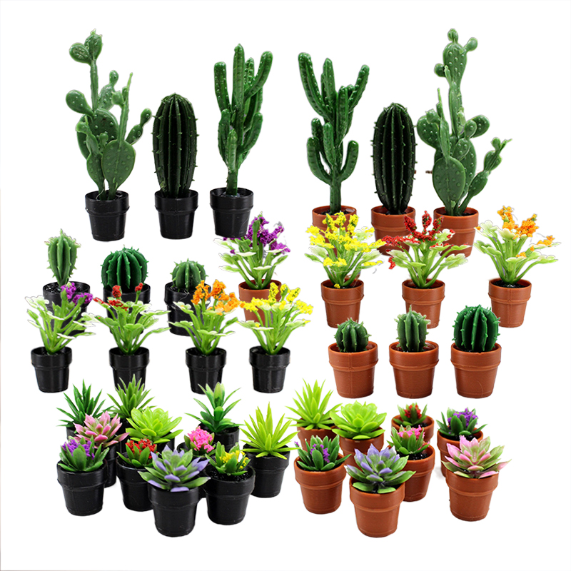8 Buah Tanaman Pot Miniatur Pl - Succulent Set ulasan dan harga
